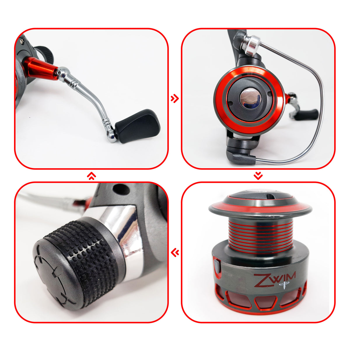 Zwim KHR30 rear Drag Reel