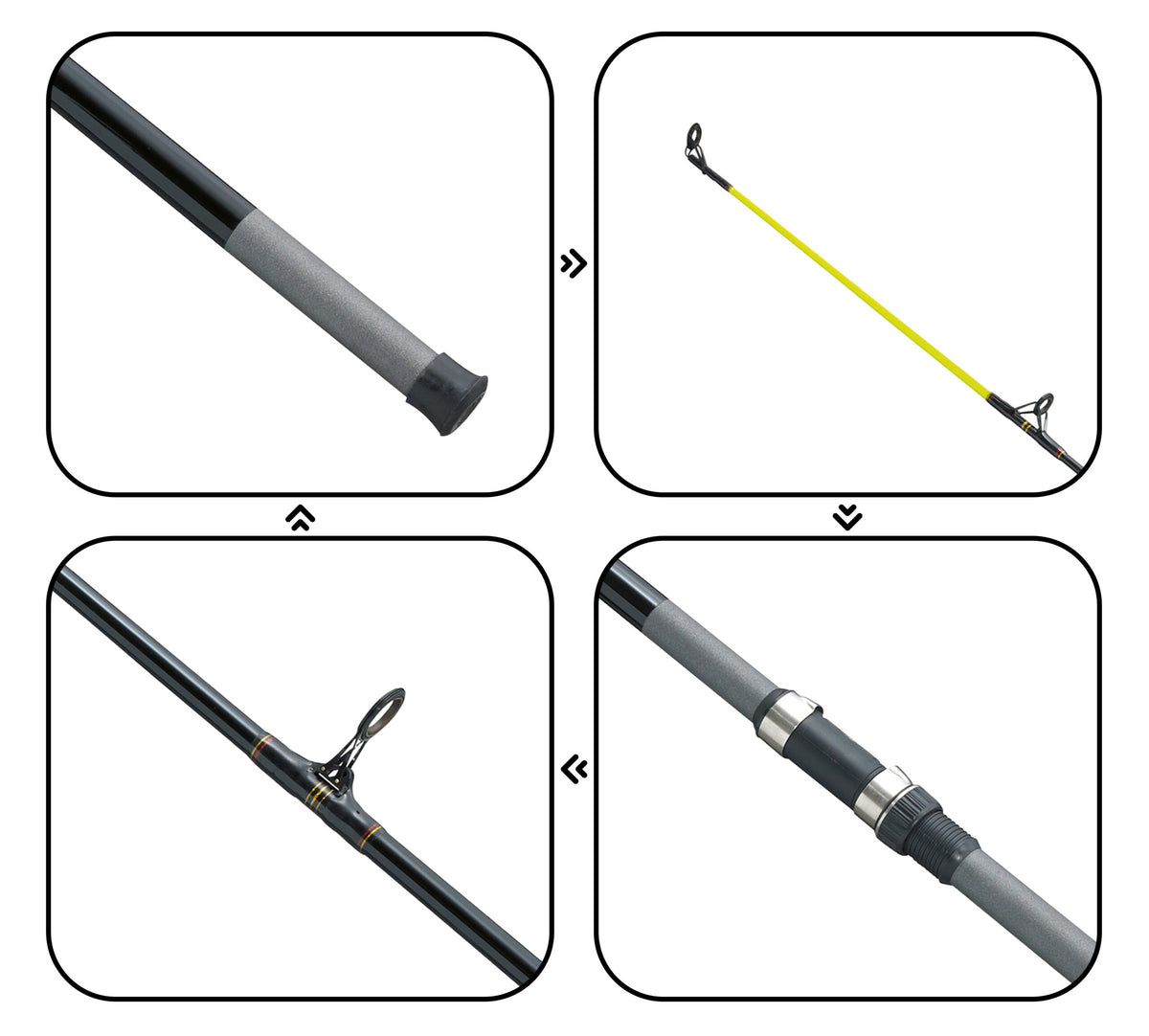 FLADEN 3pc 3.9m Chieftain Surf/Beach Rod 100-250g