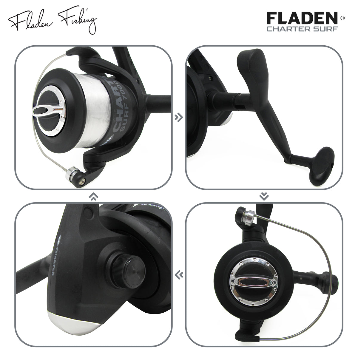 Fladen Charter Surf Beach reel 070