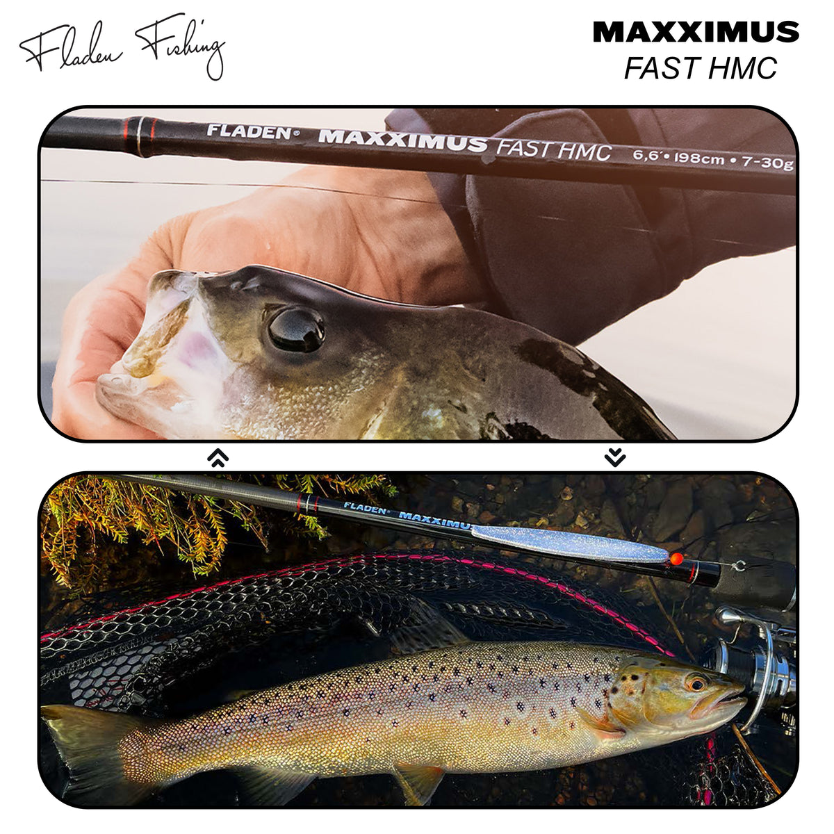 FLADEN 2pc 2.4m Maxximus Fast hmc 10-35g