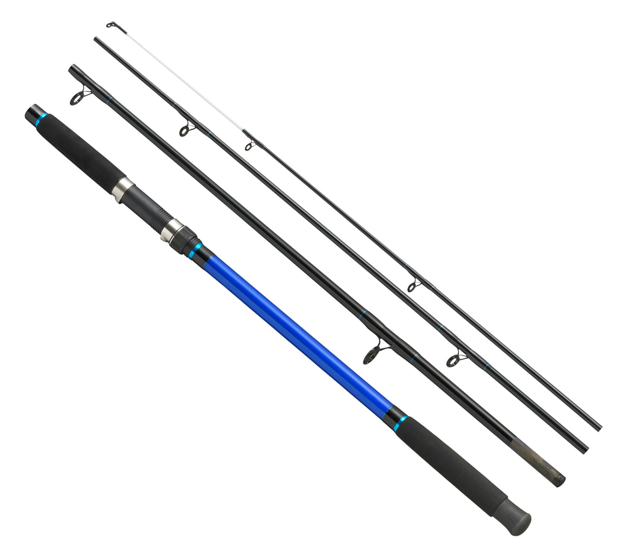 FLADEN 4pc 3.6m XTC  Surf/Beach Travel Rod 100-250g Blue