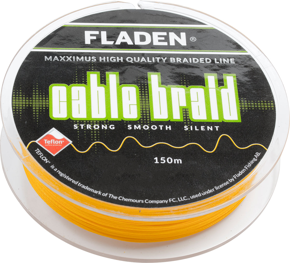 FLADEN 12lbs 150m Maxximus Cable Braid Yellow 0.10mm