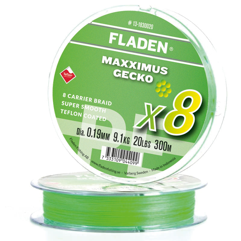 FLADEN 300m Maxximus 8X Gecko Braid