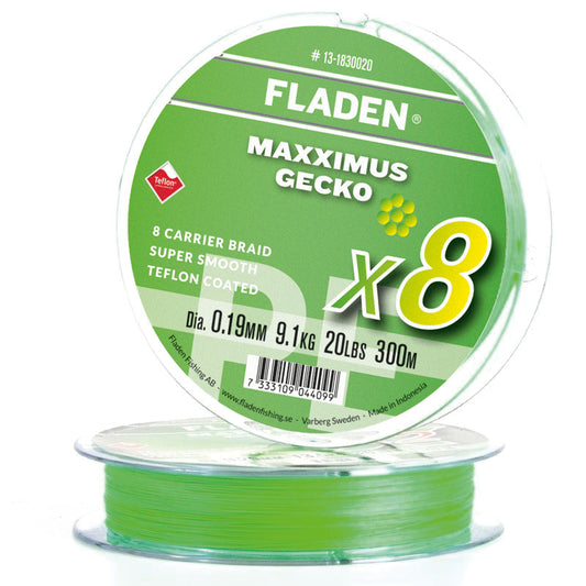 FLADEN 300m Maxximus 8X Gecko Braid
