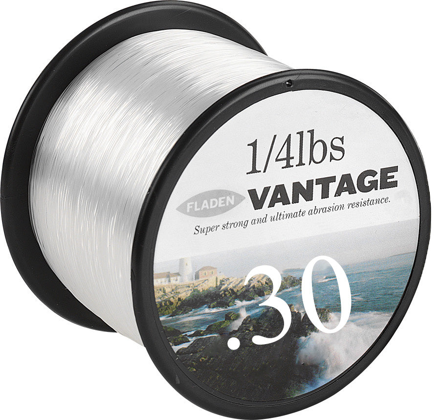 FLADEN Vantage Pro 1/4lb Clear Fishing Line