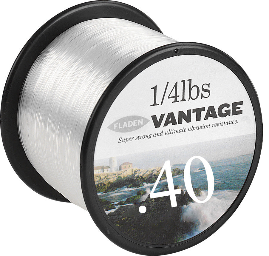FLADEN Vantage Pro 1/4lb Clear Fishing Line