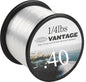 FLADEN Vantage Pro 1/4lb Clear Fishing Line