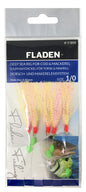 FLADEN Yellow/Pink Sparkling Rig 5 Hook Size 1/0