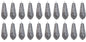 FLADEN 4oz Aquapeado Beach Casting Lead Weight